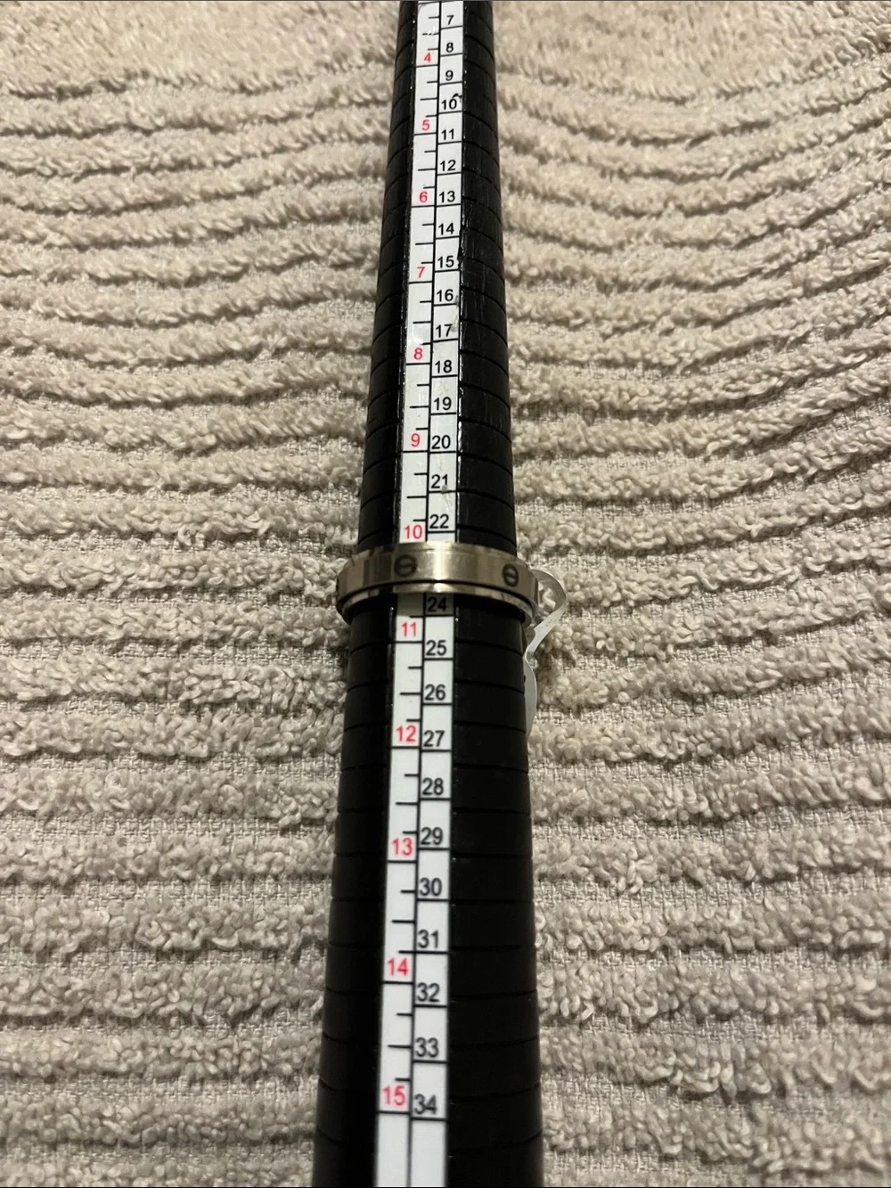 Lot of 10 Men's Stainless Steel with Lockdown/Commitment Band Rings size 11